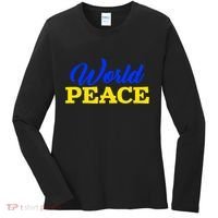 World Peace Support Ukraine Women's Long Sleeve Shirt thumb 0