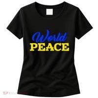 World Peace Support Ukraine Women's T-Shirt thumb 0
