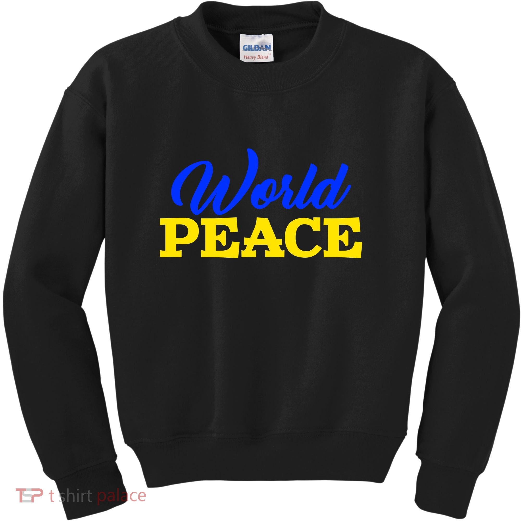 World Peace Support Ukraine Kids Sweatshirt