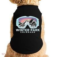 Winter Park Ski Winter Park Co Skiing Snow Gift Doggie Tank thumb 0