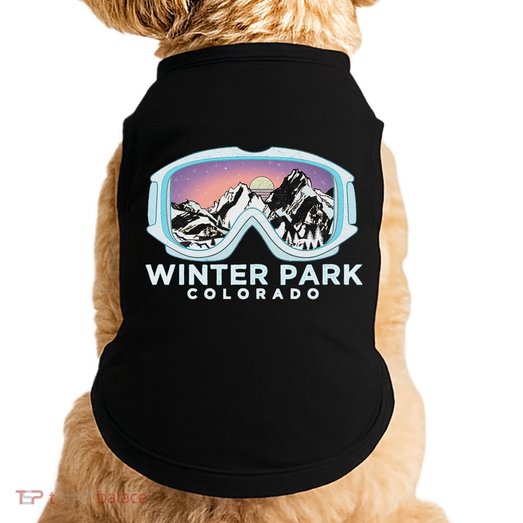 Winter Park Ski Winter Park Co Skiing Snow Gift Doggie Tank