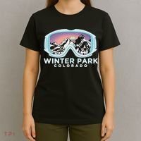 Winter Park Ski Winter Park Co Skiing Snow Gift T-Shirt thumb 4