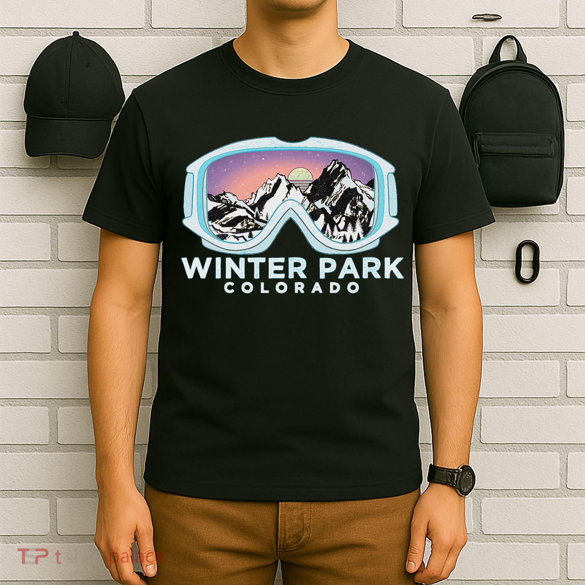 Winter Park Ski Winter Park Co Skiing Snow Gift T-Shirt