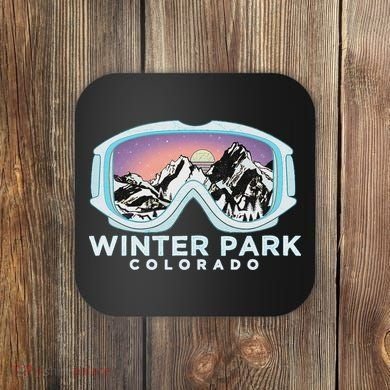 Winter Park Ski Winter Park Co Skiing Snow Gift Coaster