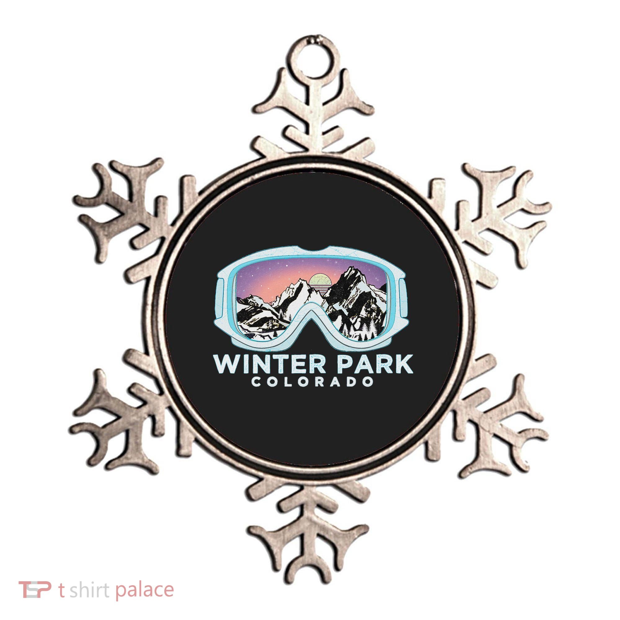 Winter Park Ski Winter Park Co Skiing Snow Gift Ornament