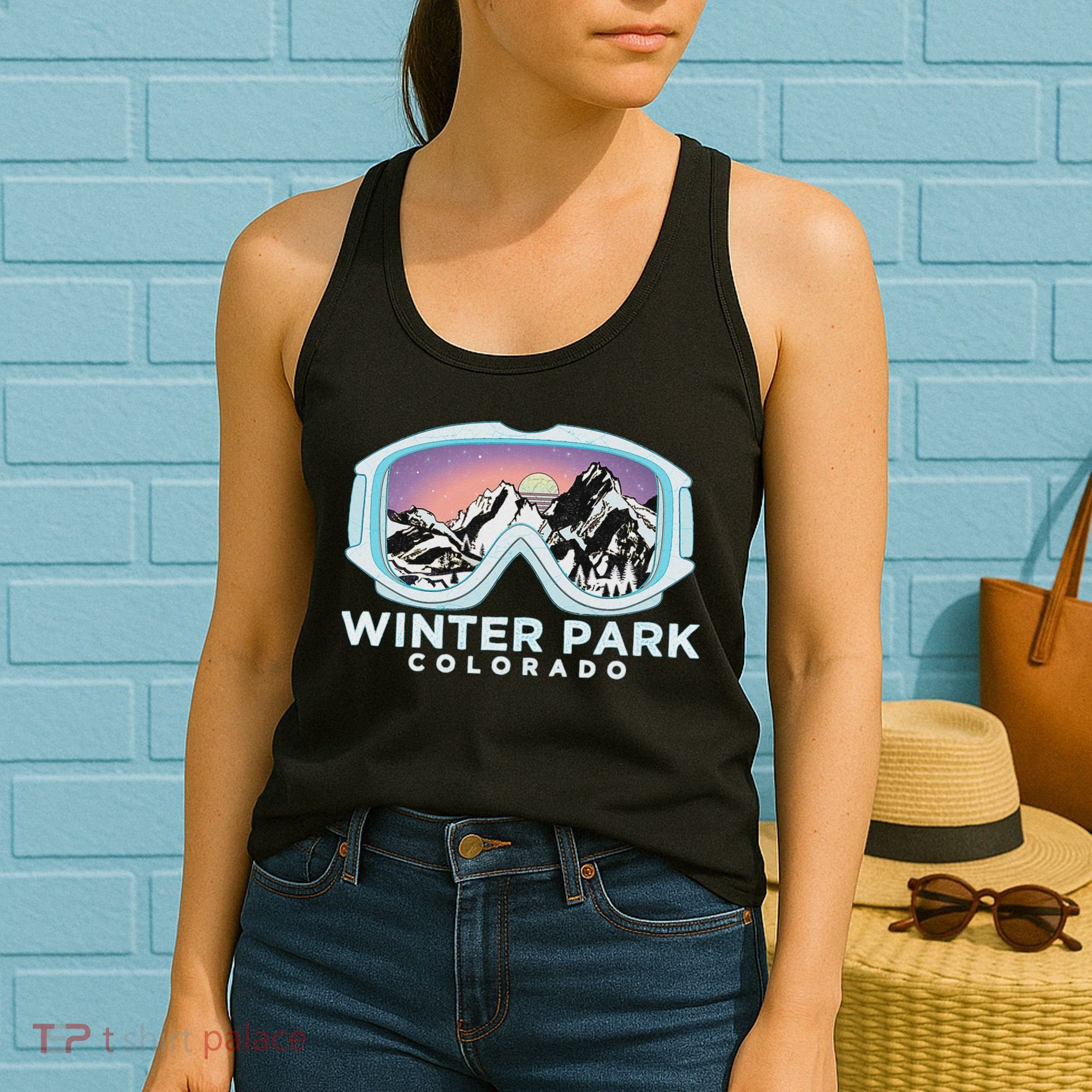 Winter Park Ski Winter Park Co Skiing Snow Gift Women's Tank Top