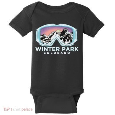 Winter Park Ski Winter Park Co Skiing Snow Gift Baby Bodysuit