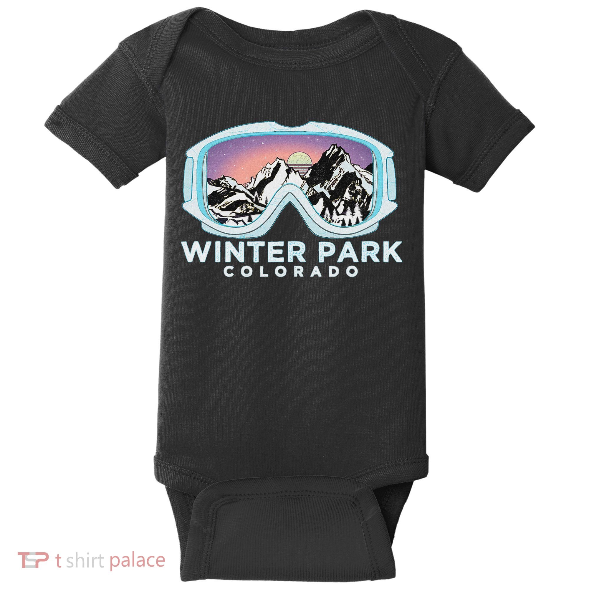 Winter Park Ski Winter Park Co Skiing Snow Gift Baby Bodysuit