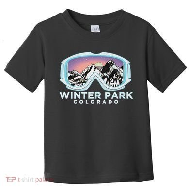 Winter Park Ski Winter Park Co Skiing Snow Gift Toddler T-Shirt