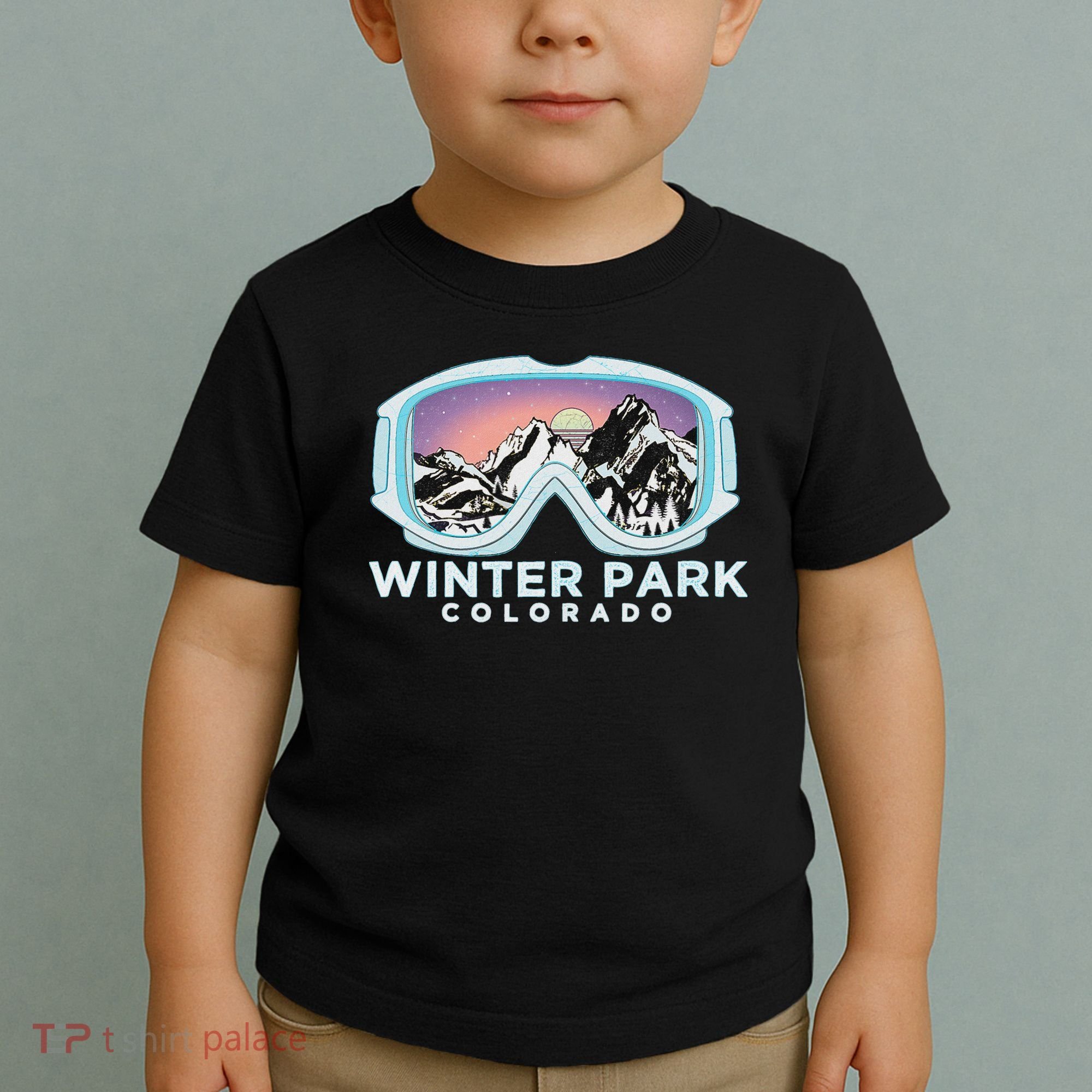Winter Park Ski Winter Park Co Skiing Snow Gift Toddler T-Shirt