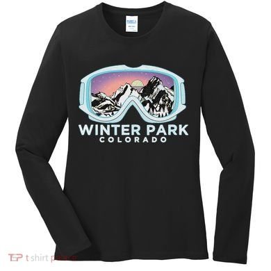 Winter Park Ski Winter Park Co Skiing Snow Gift Women's Long Sleeve Shirt
