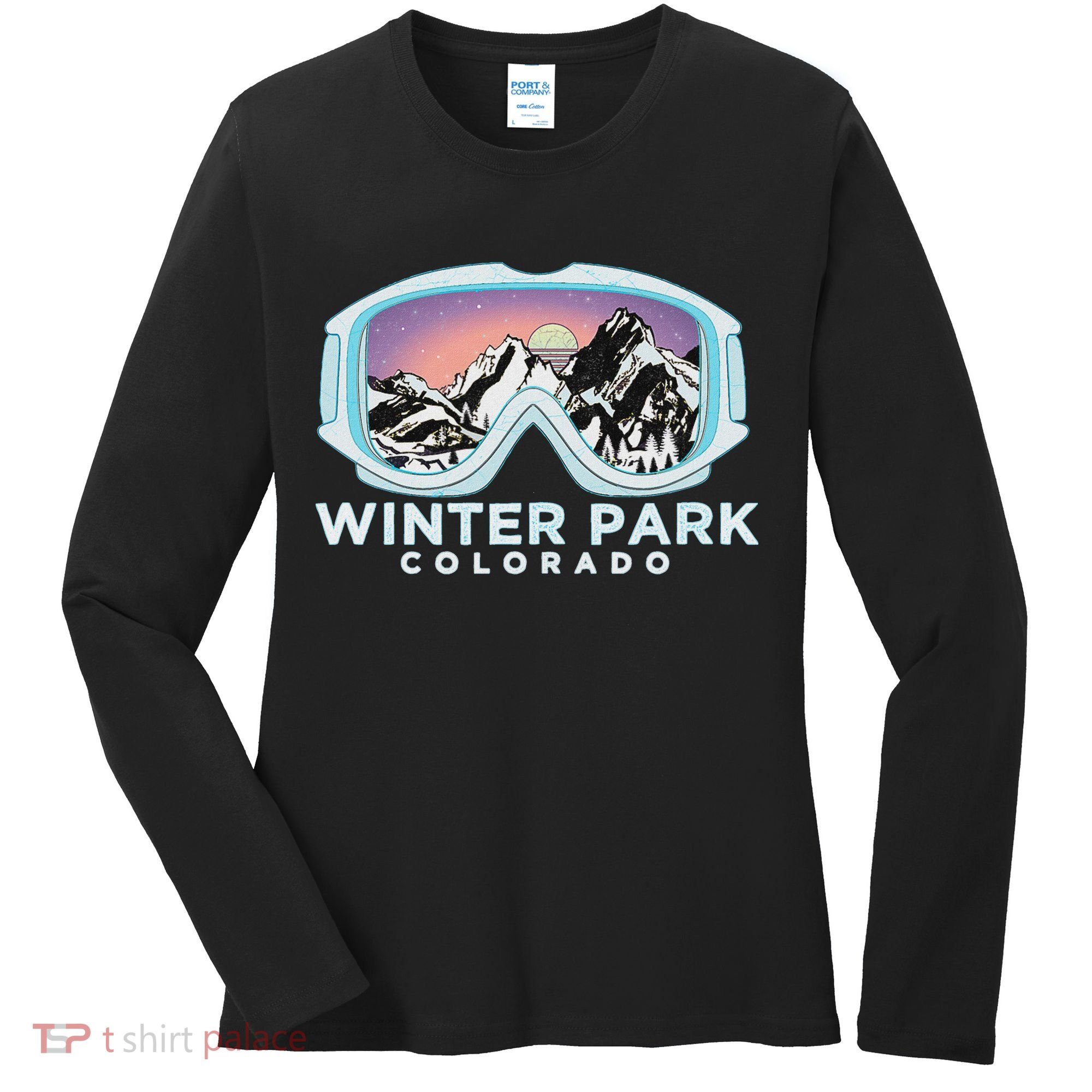 Winter Park Ski Winter Park Co Skiing Snow Gift Women's Long Sleeve Shirt