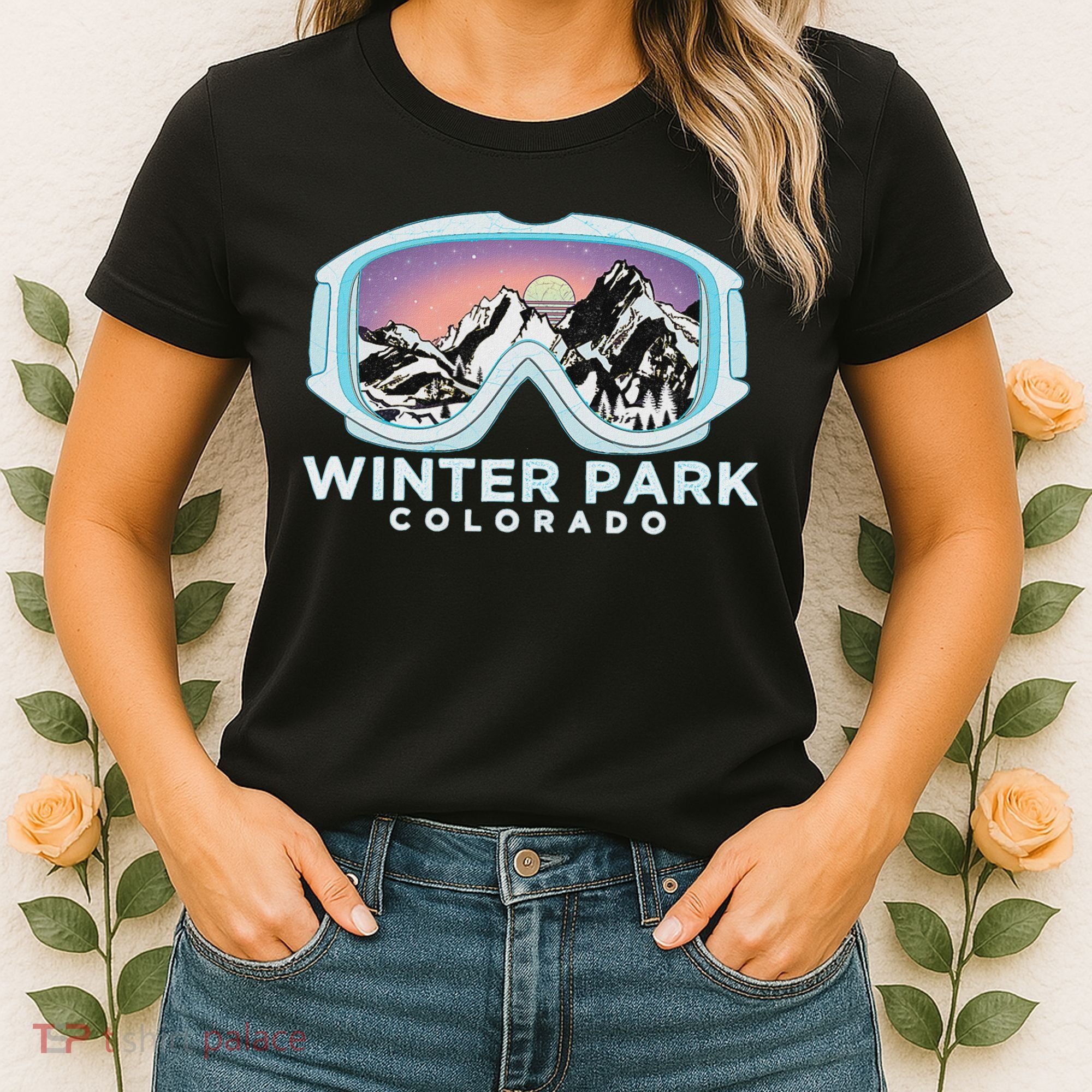Winter Park Ski Winter Park Co Skiing Snow Gift Women's T-Shirt