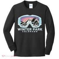 Winter Park Ski Winter Park Co Skiing Snow Gift Kids Long Sleeve Shirt thumb 0