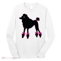 Womens Poodle Skirt 1950s Sock Hop Costume Record Hop Dance Long Sleeve Shirt thumb 0