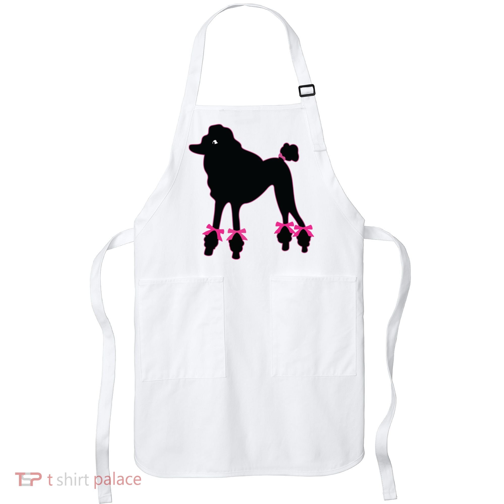 Womens Poodle Skirt 1950s Sock Hop Costume Record Hop Dance Apron