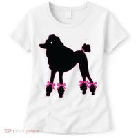 Womens Poodle Skirt 1950s Sock Hop Costume Record Hop Dance Women's T-Shirt thumb 0