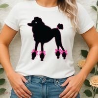 Womens Poodle Skirt 1950s Sock Hop Costume Record Hop Dance Women's T-Shirt thumb 2