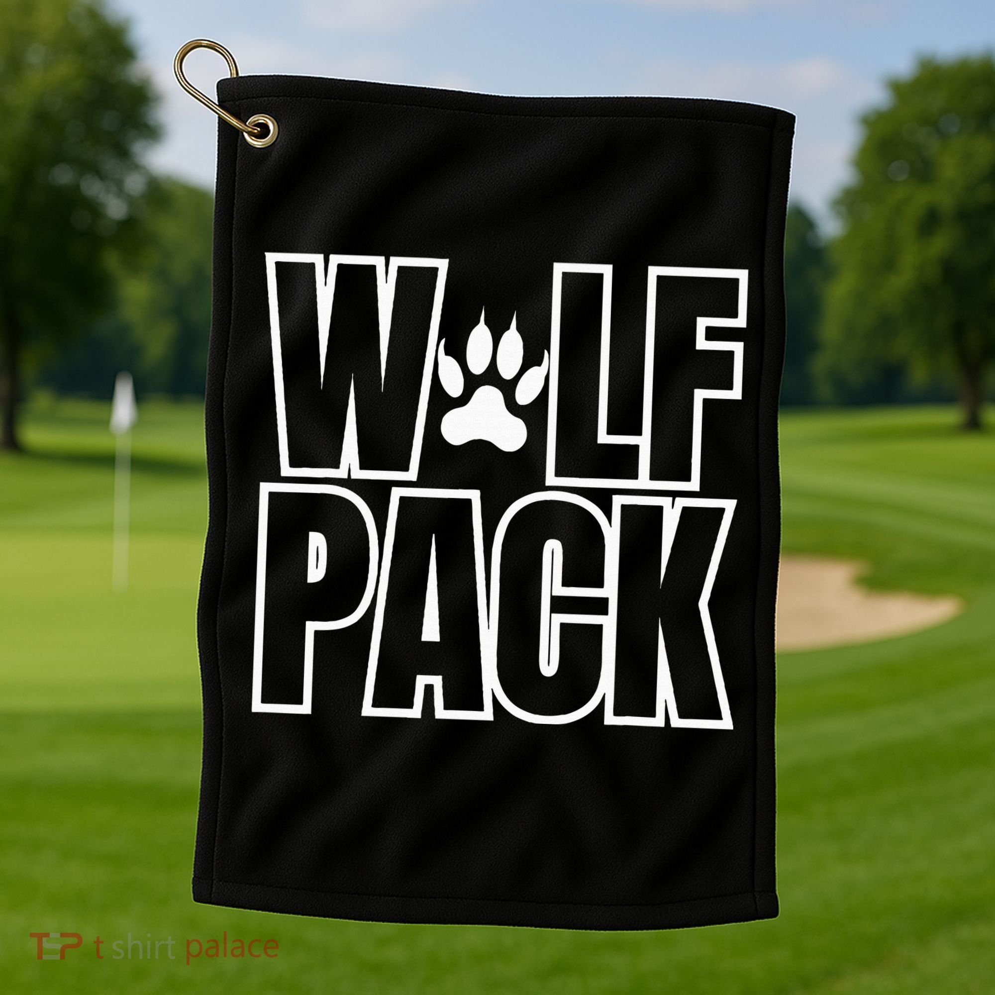 Wolf Pack Sport Teams Golf Towel