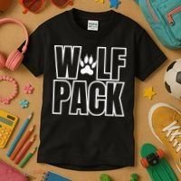 Wolf Pack Sport Teams Kids T-Shirt thumb 3