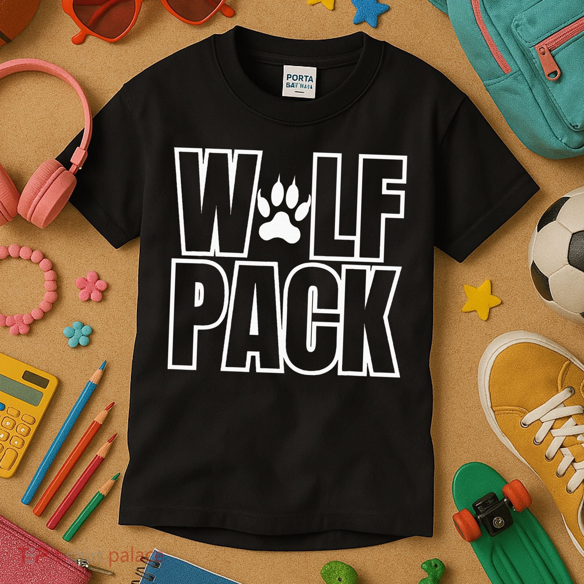 Wolf Pack Sport Teams Kids T-Shirt