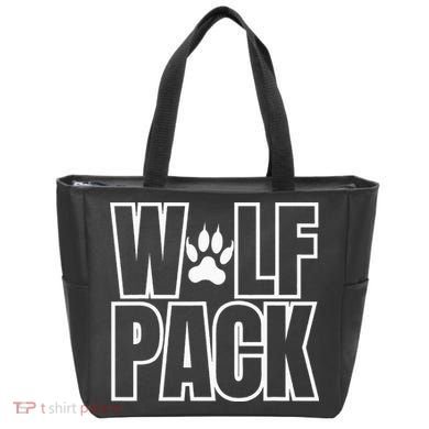 Wolf Pack Sport Teams Tote Bag