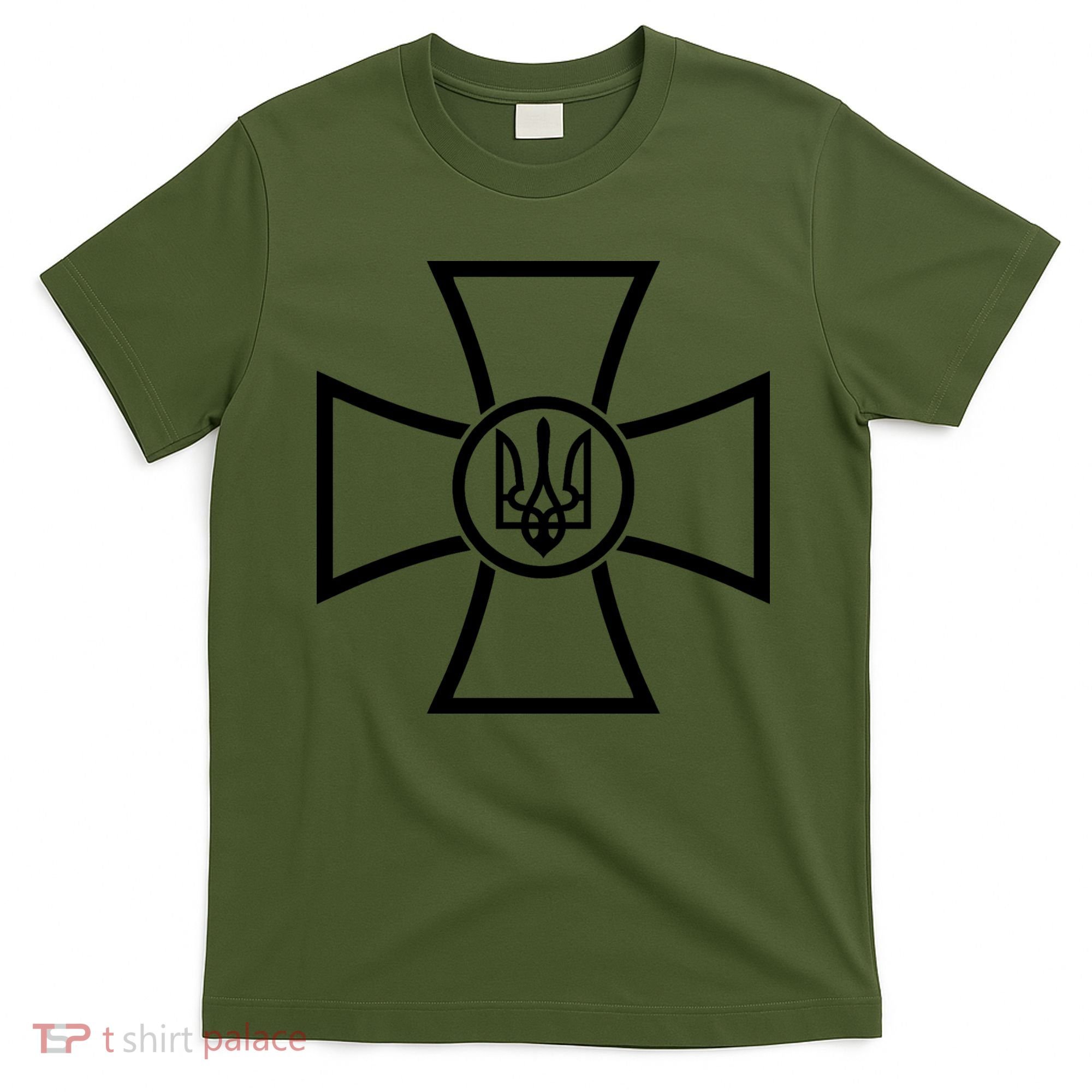 Warship Postage Stamp Front And Back Print Go F Yourself T-Shirt