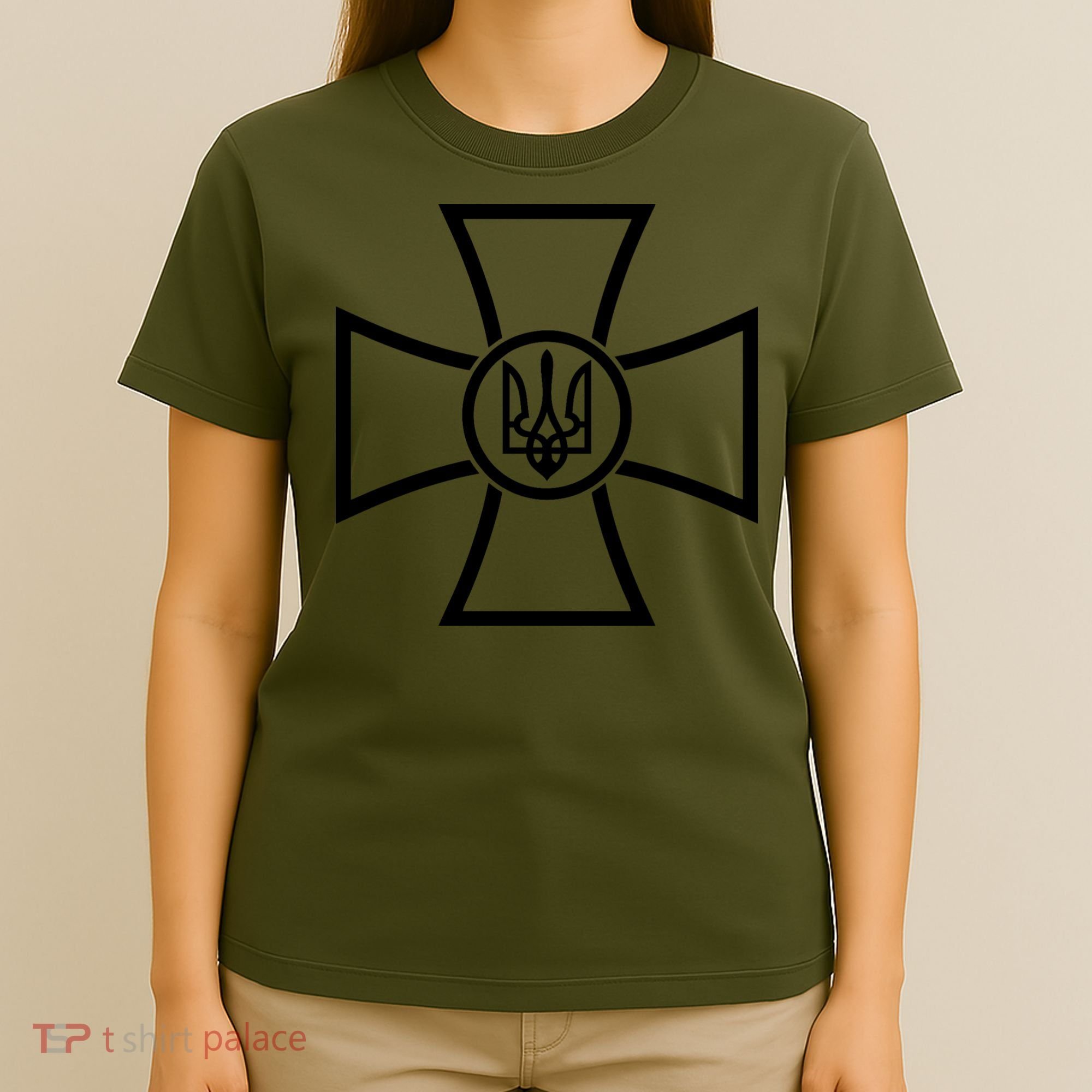 Warship Postage Stamp Front And Back Print Go F Yourself T-Shirt