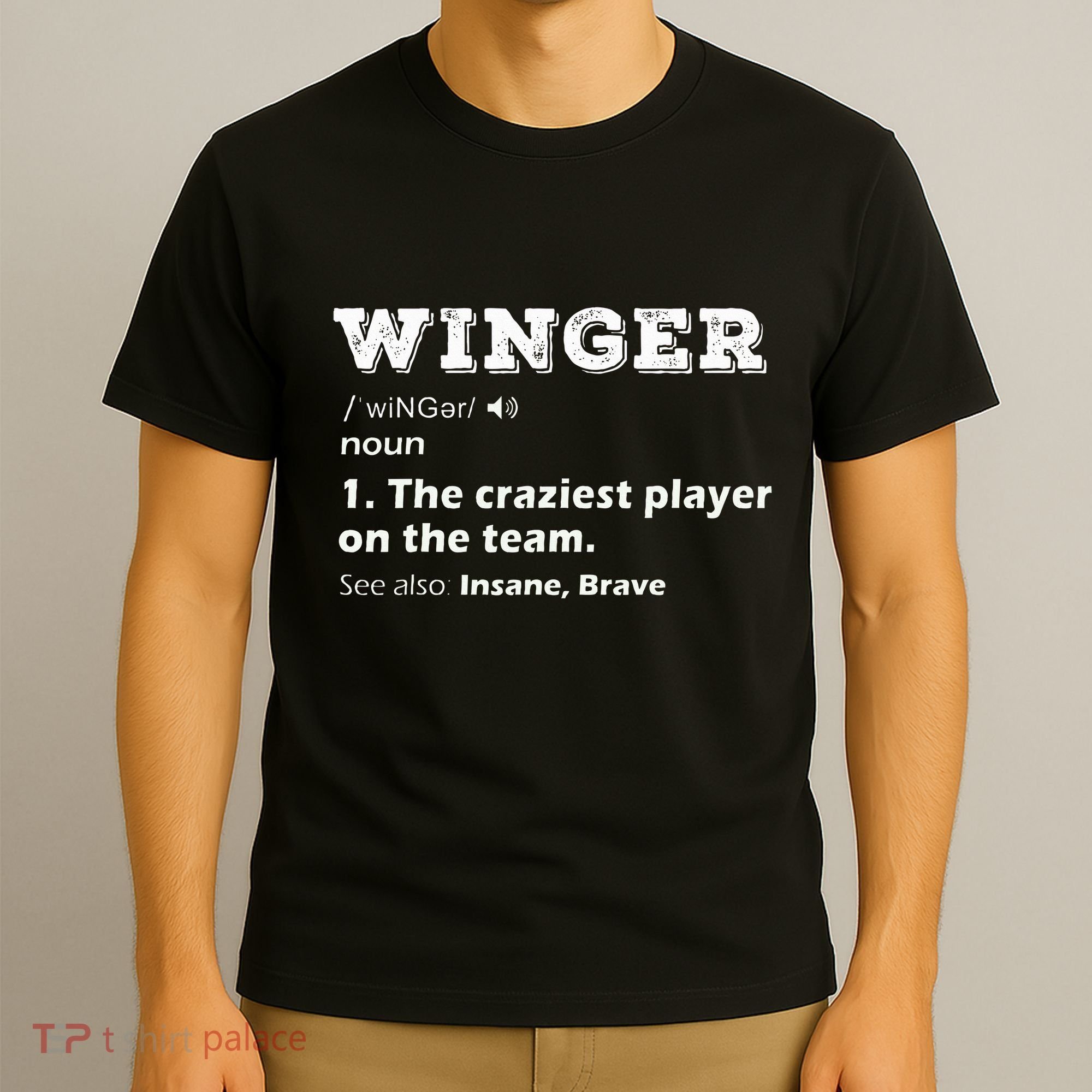 Winger Position Soccer Player Football Rugby Hockey Gifts T-Shirt
