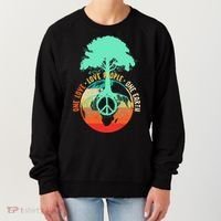 World Peace Tree Gift Love People Earth Day Gift Women's Sweatshirt thumb 0