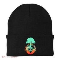 World Peace Tree Gift Love People Earth Day Gift Beanie thumb 0