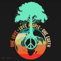 World Peace Tree Gift Love People Earth Day Gift Women's Hoodie thumb 2