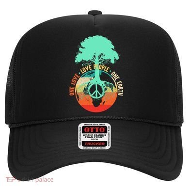 World Peace Tree Gift Love People Earth Day Gift Hat