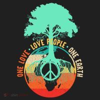 World Peace Tree Gift Love People Earth Day Gift Hat thumb 2