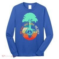 World Peace Tree Gift Love People Earth Day Gift Long Sleeve Shirt thumb 0