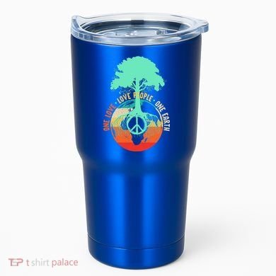 World Peace Tree Gift Love People Earth Day Gift Tumbler