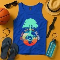 World Peace Tree Gift Love People Earth Day Gift Tank Top thumb 4