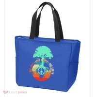 World Peace Tree Gift Love People Earth Day Gift Tote Bag thumb 3