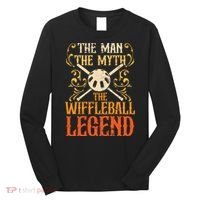 Wiffleball Player The Man The Myth Legend Wiffleball  Long Sleeve Shirt thumb 0