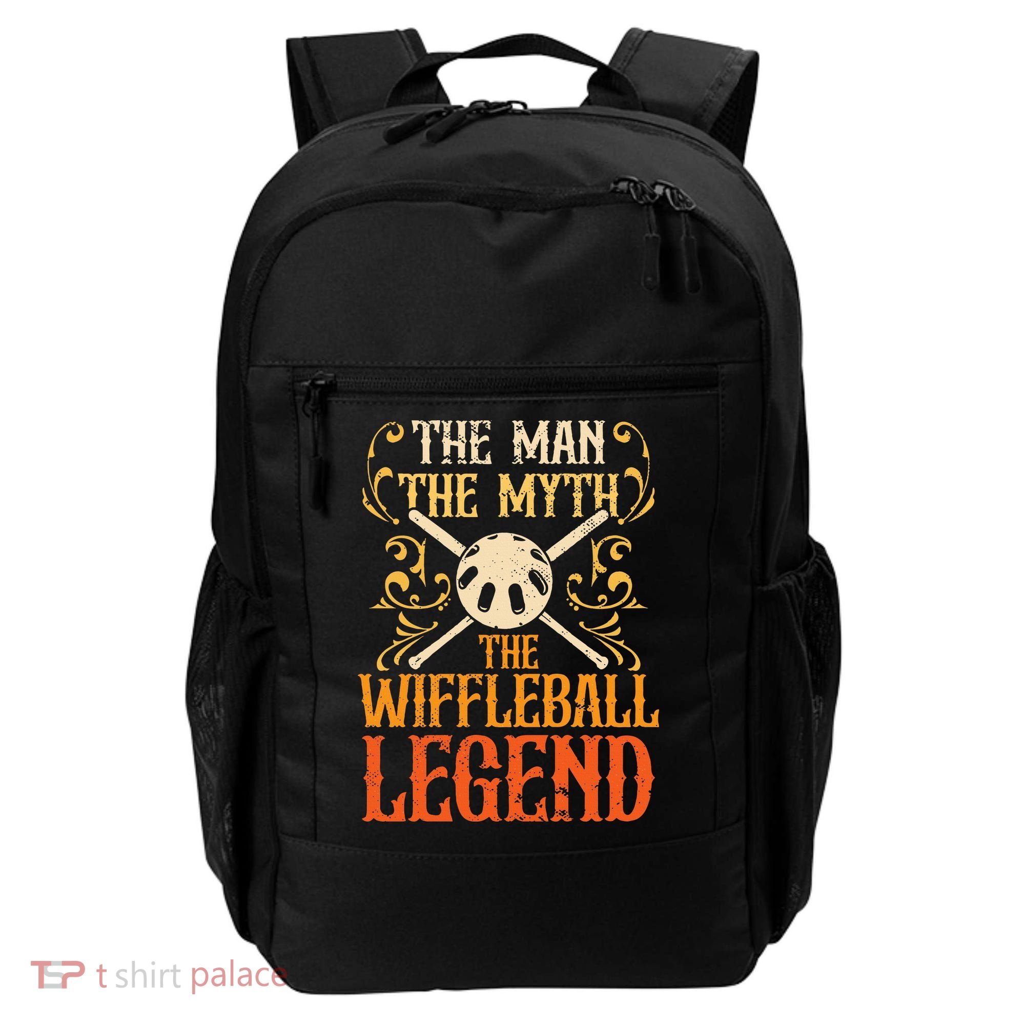 Wiffleball Player The Man The Myth Legend Wiffleball  Backpack