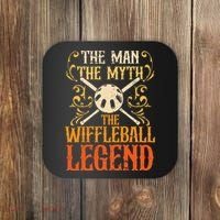 Wiffleball Player The Man The Myth Legend Wiffleball  Coaster thumb 0