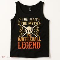 Wiffleball Player The Man The Myth Legend Wiffleball  Tank Top thumb 2