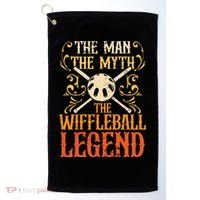 Wiffleball Player The Man The Myth Legend Wiffleball  Golf Towel thumb 0