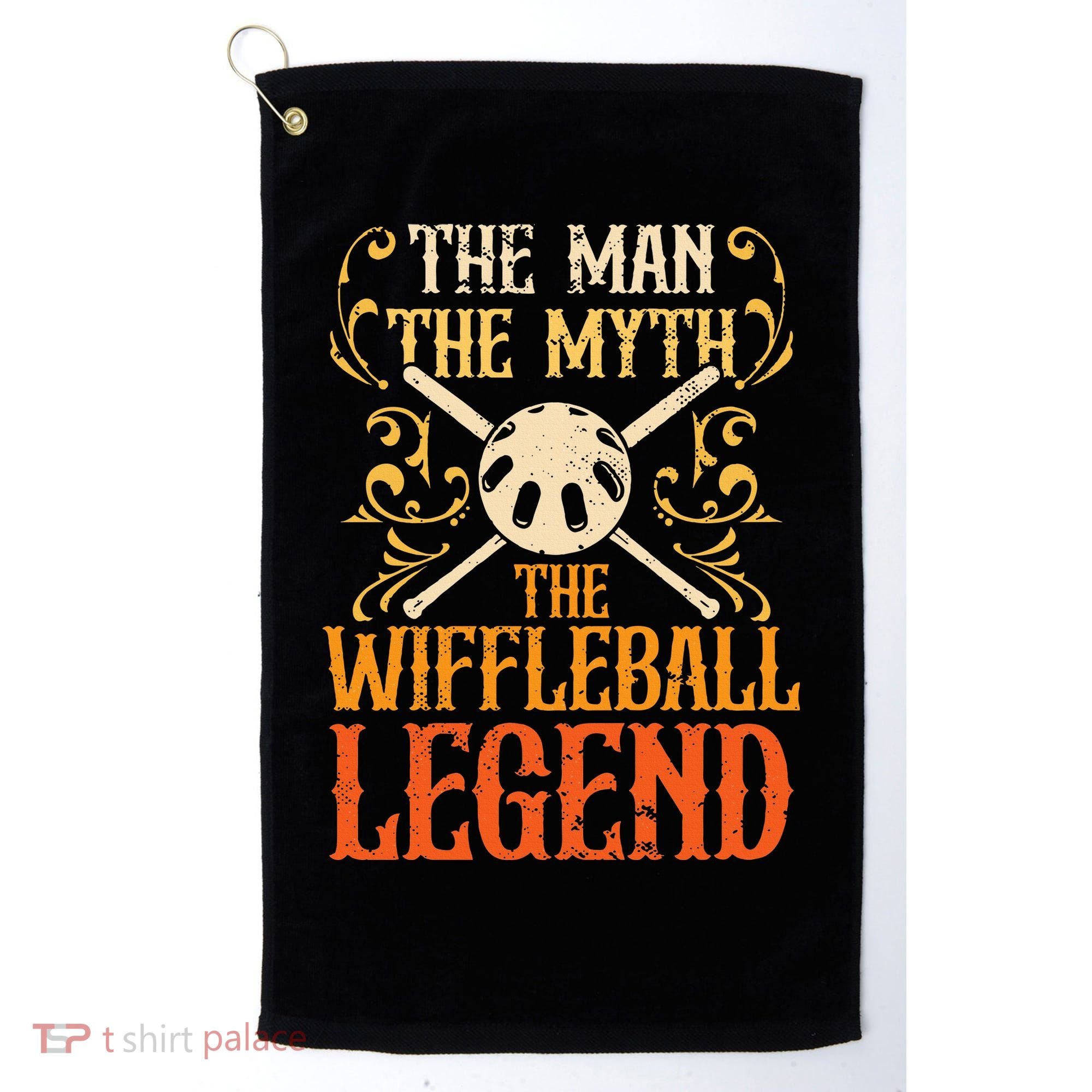 Wiffleball Player The Man The Myth Legend Wiffleball  Golf Towel