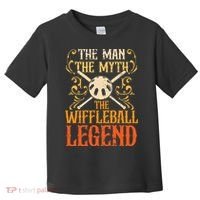 Wiffleball Player The Man The Myth Legend Wiffleball  Toddler T-Shirt thumb 0