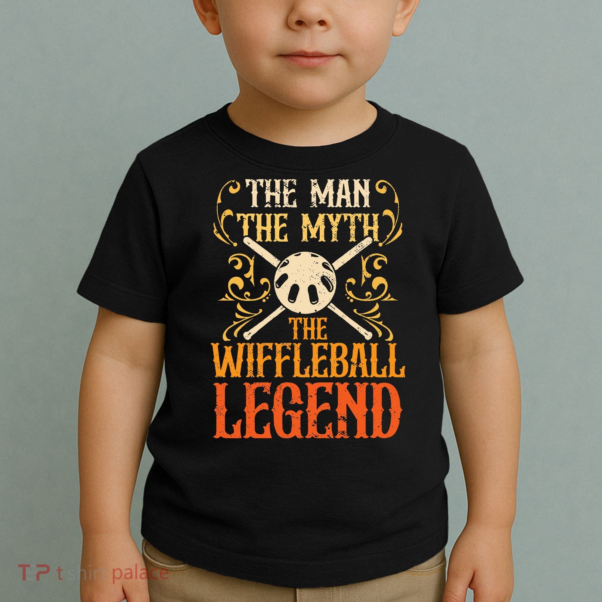 Wiffleball Player The Man The Myth Legend Wiffleball  Toddler T-Shirt