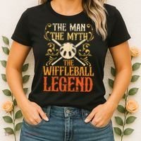 Wiffleball Player The Man The Myth Legend Wiffleball  Women's T-Shirt thumb 2