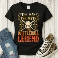 Wiffleball Player The Man The Myth Legend Wiffleball  Women's T-Shirt thumb 3