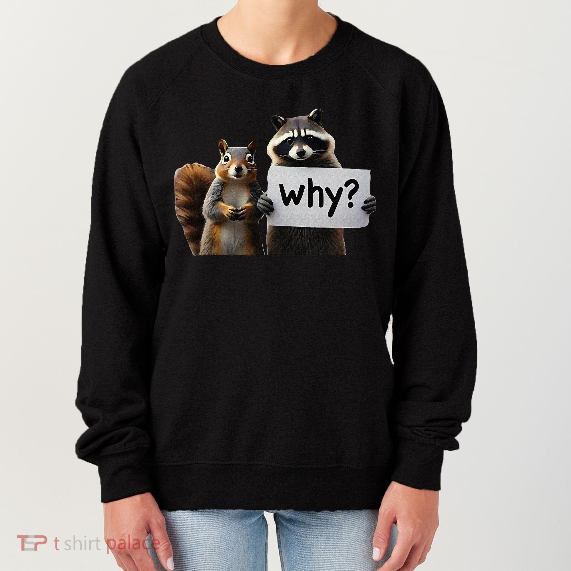 Why Peanut The Squirrel & Fred The Raccoon Women's Sweatshirt