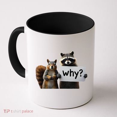 Why Peanut The Squirrel & Fred The Raccoon Coffee Mug